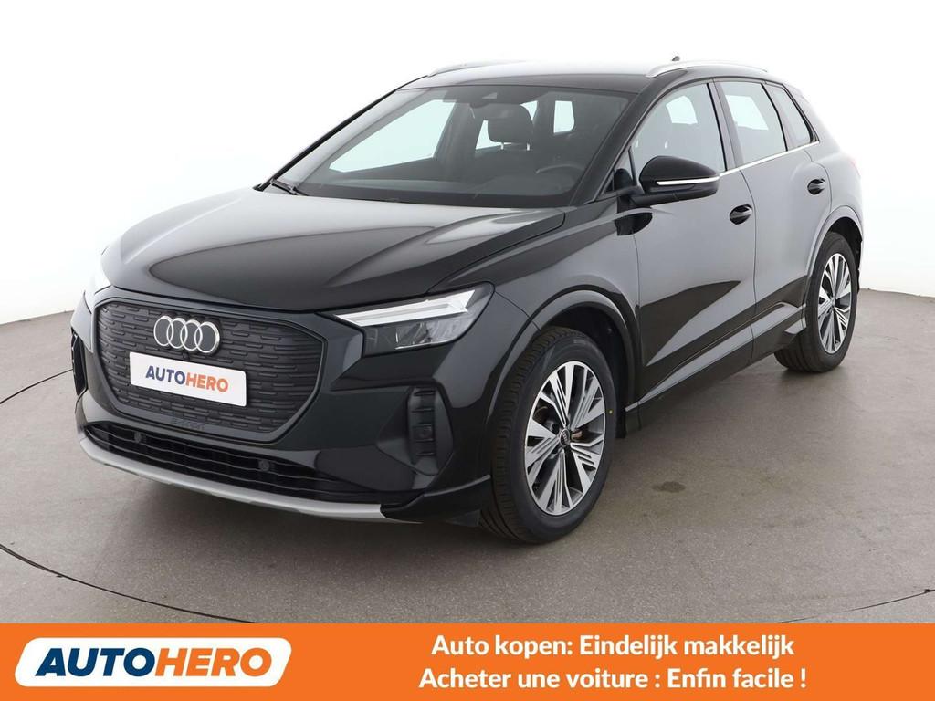 Audi Q4 e-tron 35 e-tron (bj 2022, automaat), Auto's, Automaat, Gebruikt, Zwart, https://public.car-pass.be/vhr/95481d9b-8459-4535-8aa3-7eeb770e857b