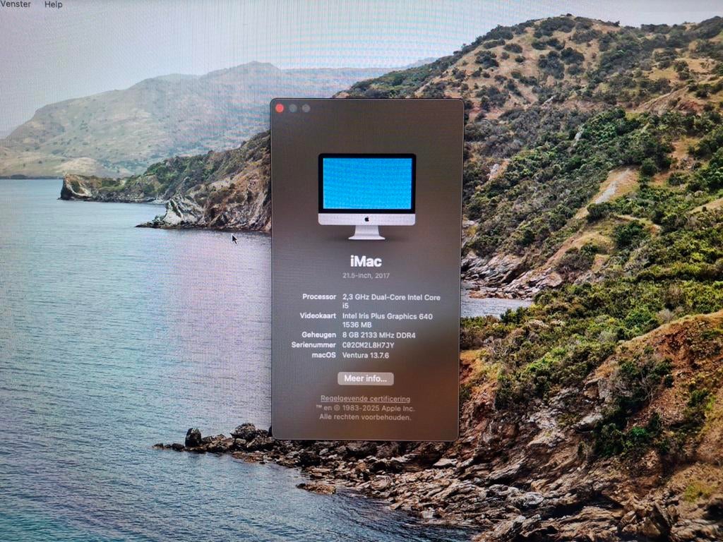Imac, Computers en Software, Ophalen, IMac, Zo goed als nieuw, 8 GB