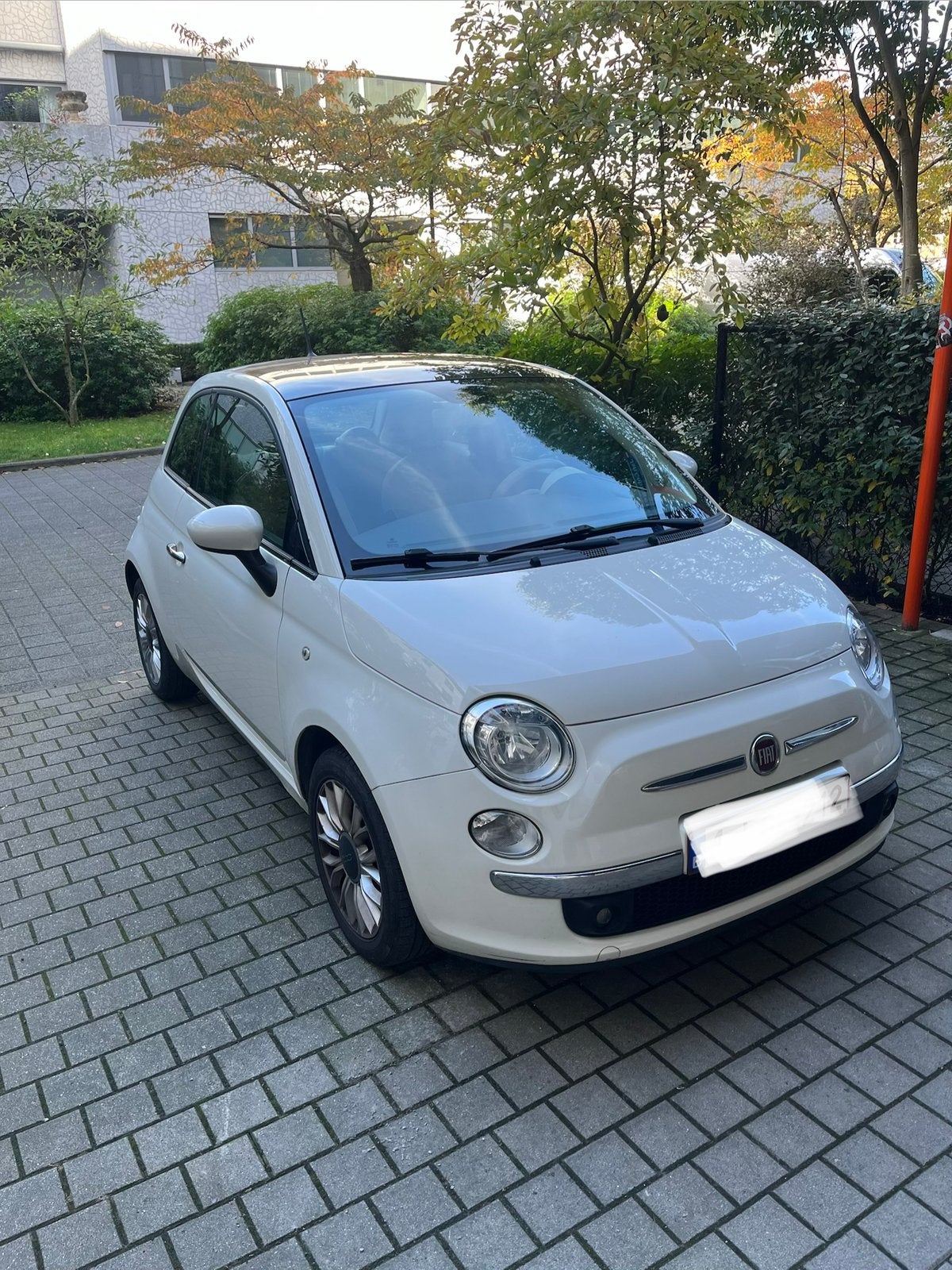 Fiat 500 hatchback, Auto's, 4 zetels, Wit, Berline, Particulier