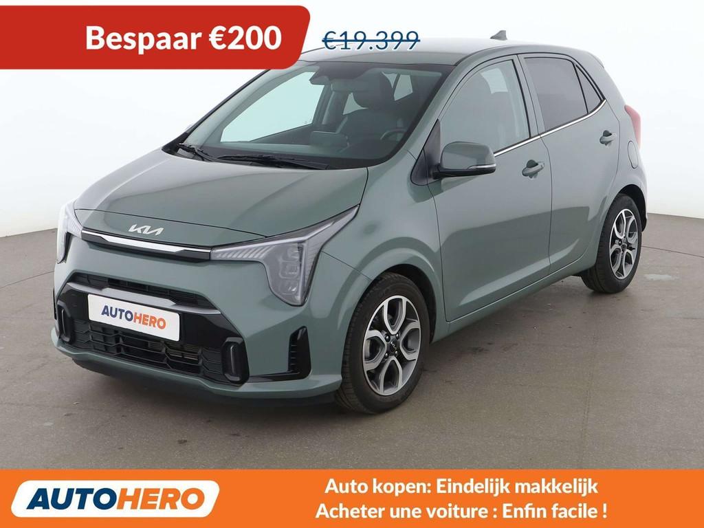 Kia Picanto 1.2 Active Business (bj 2024, automaat), Auto's, USB, Gebruikt, Zwart, 5 deurs