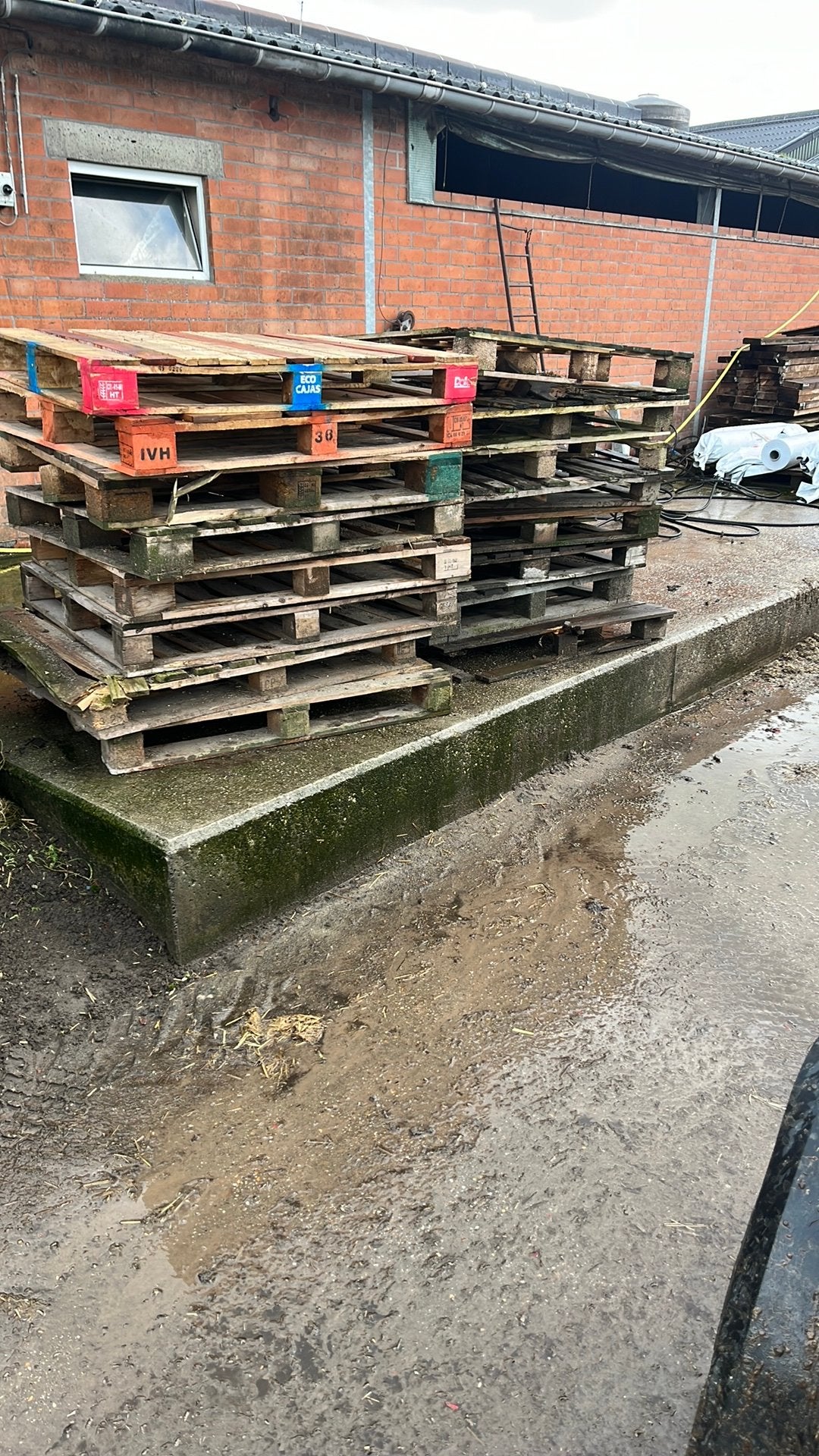 Gratis paletten / stookhout, Doe-het-zelf en Bouw, Ophalen, Zo goed als nieuw