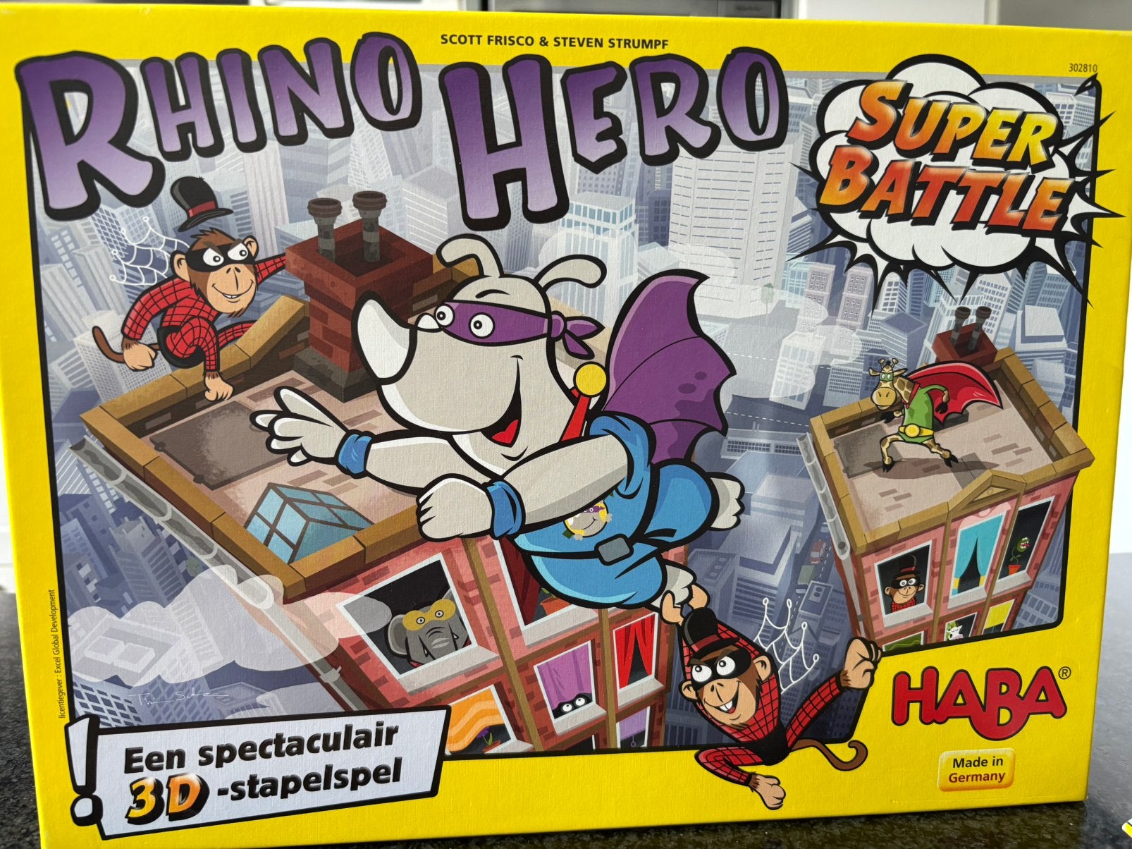 Haba Rhino Hero, Ophalen, Gebruikt