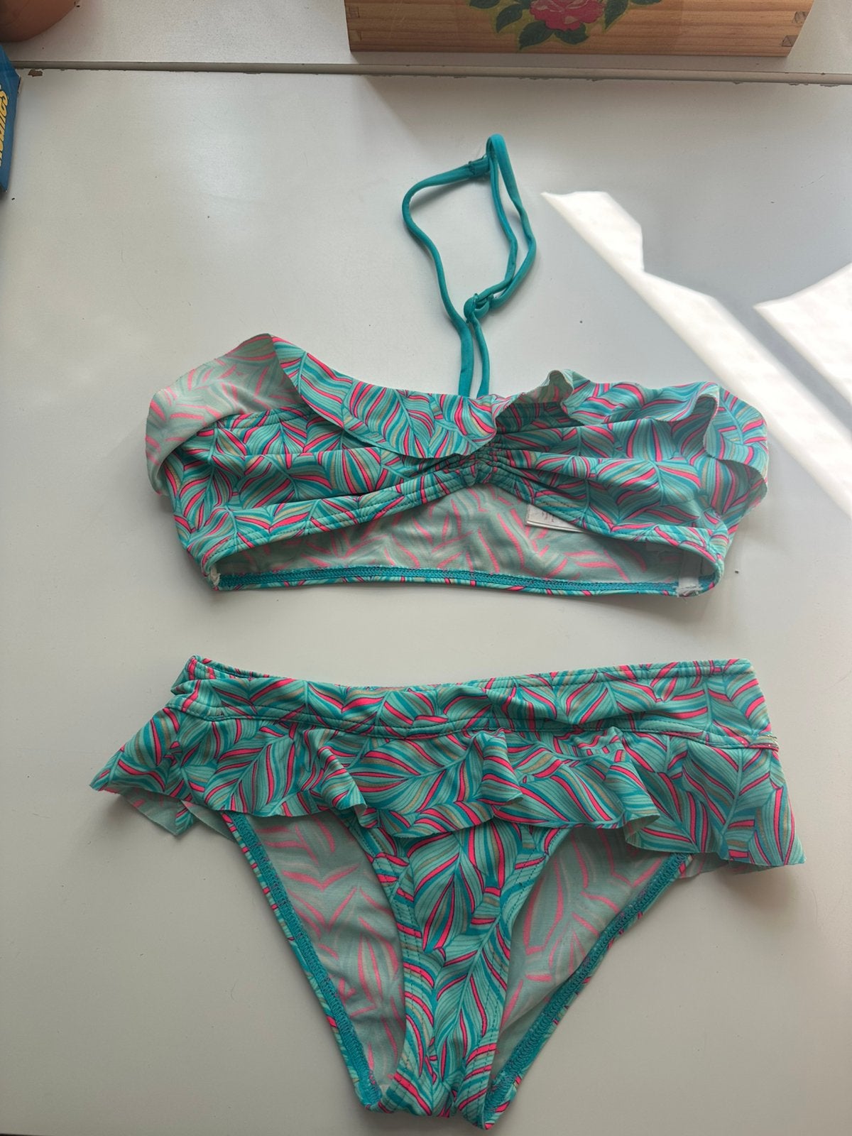 Maillot de bain 2 pieces Fille 14 ans, Enlèvement, Comme neuf, Maillot de bain
