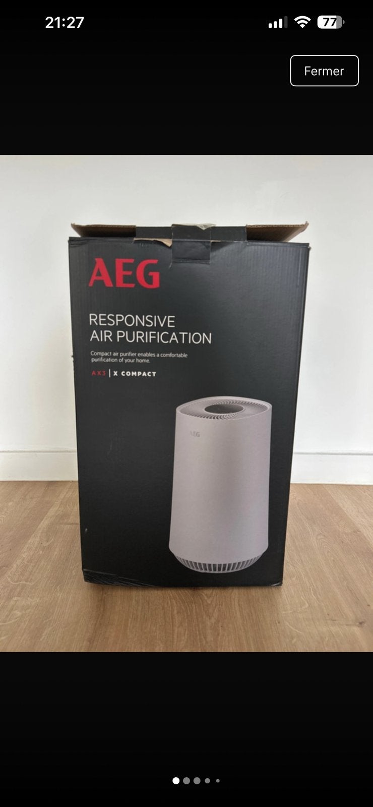 Purificateur d’air AEG, Enlèvement, Comme neuf