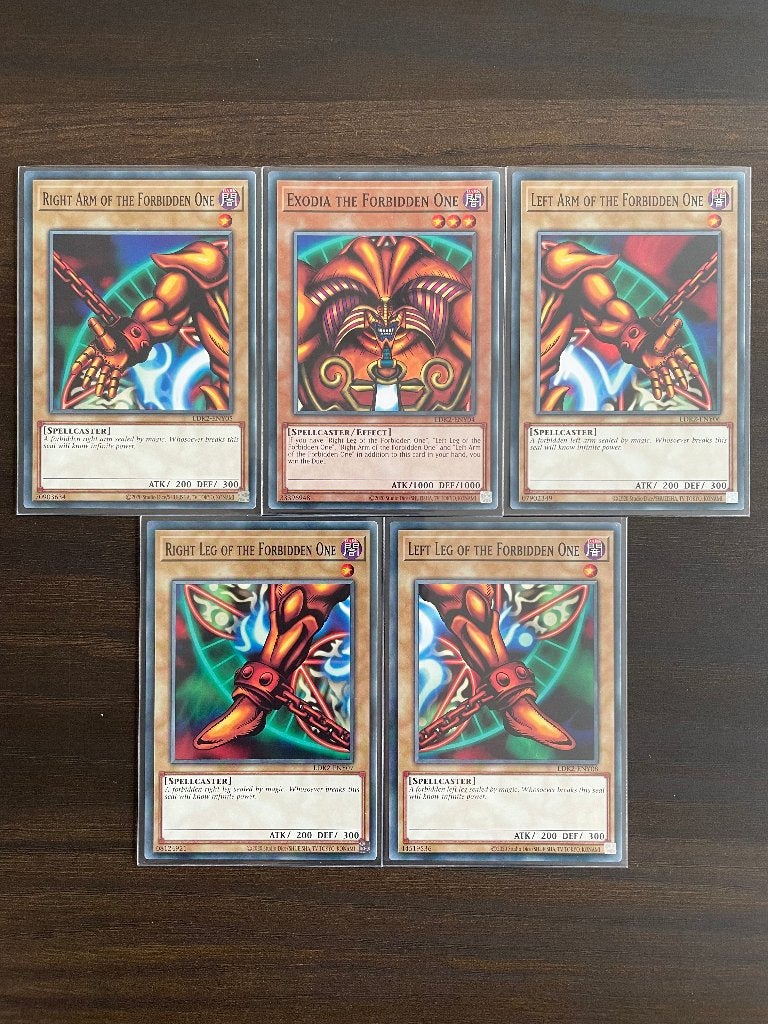 Zeldzaam: Complete Exodia Set - Original Art - Mint, Hobby en Vrije tijd, Verzamelkaartspellen | Yu-gi-Oh!, Ophalen of Verzenden