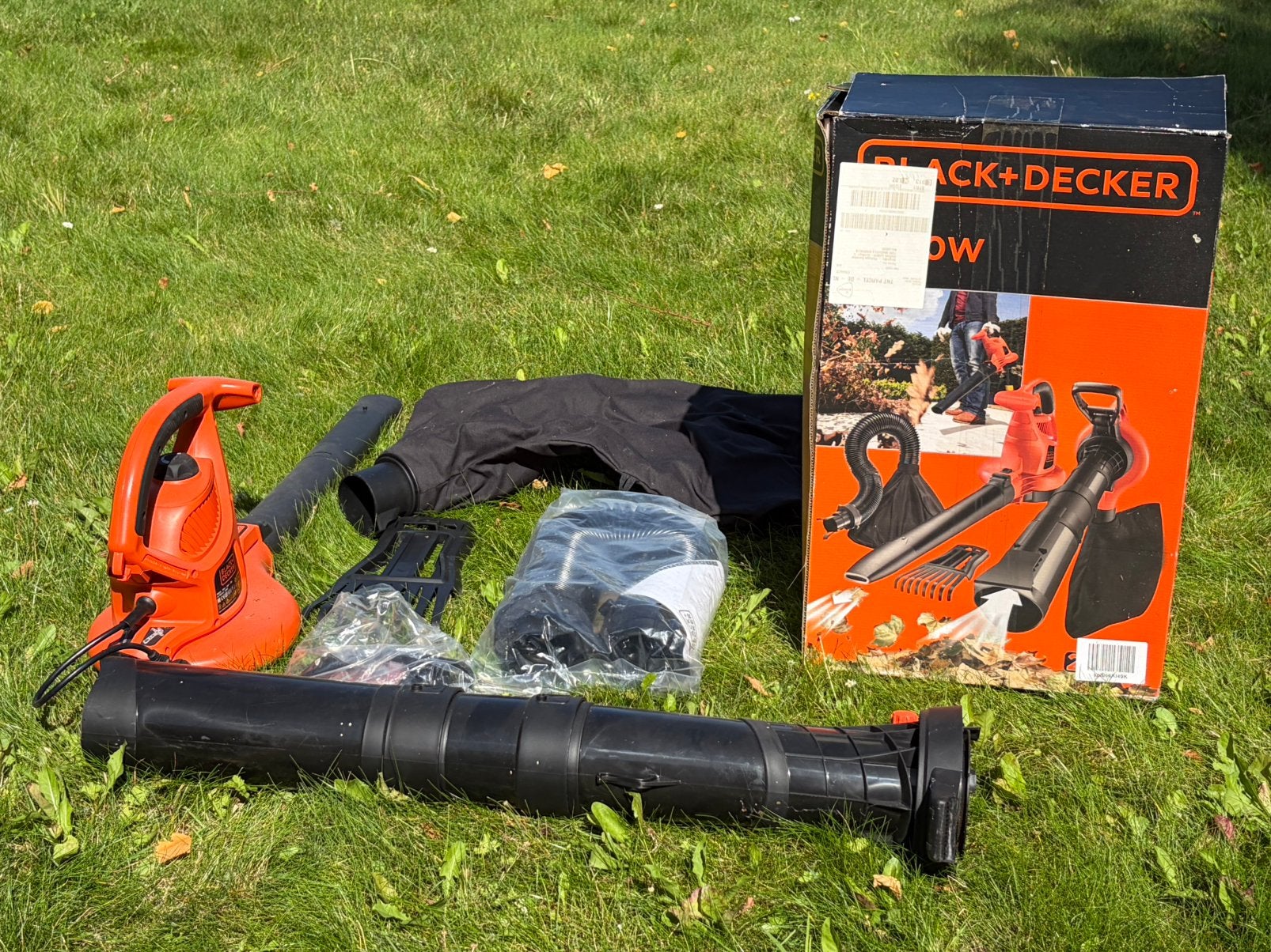Black+Decker BDBV30 Bladblazer/Zuiger, Ophalen, Zo goed als nieuw