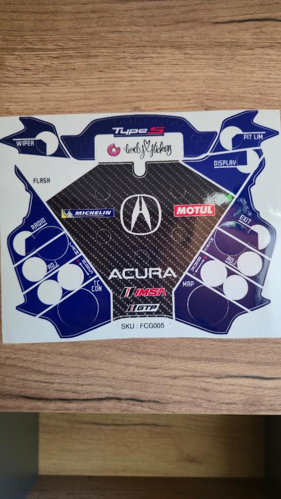 Sticker pour volant fanatec endurance, Informatique & Logiciels, Enlèvement, Neuf