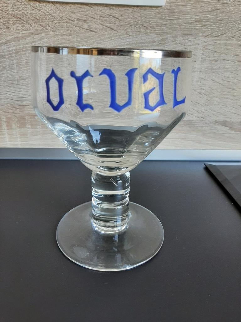 Verre émaillé Orval., Enlèvement ou Envoi