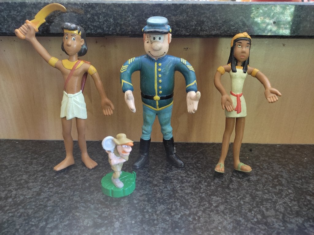 4 figurines BD (Vente à la pièce ou en lot)., Enlèvement ou Envoi, Autres personnages, Neuf, Statue ou Figurine