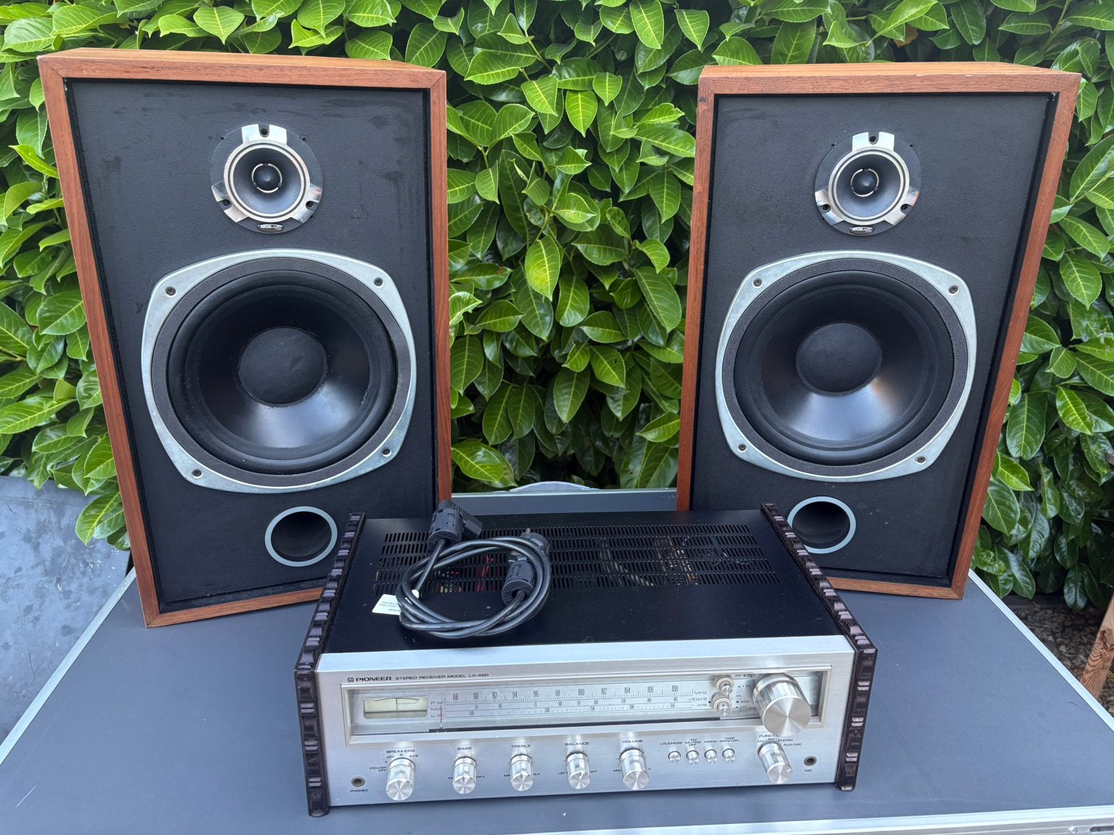 PIONEER LX 450 Amplituner vintage + enceintes TANNOY T125, Moins de 60 watts, Enlèvement, Stéréo, Pioneer