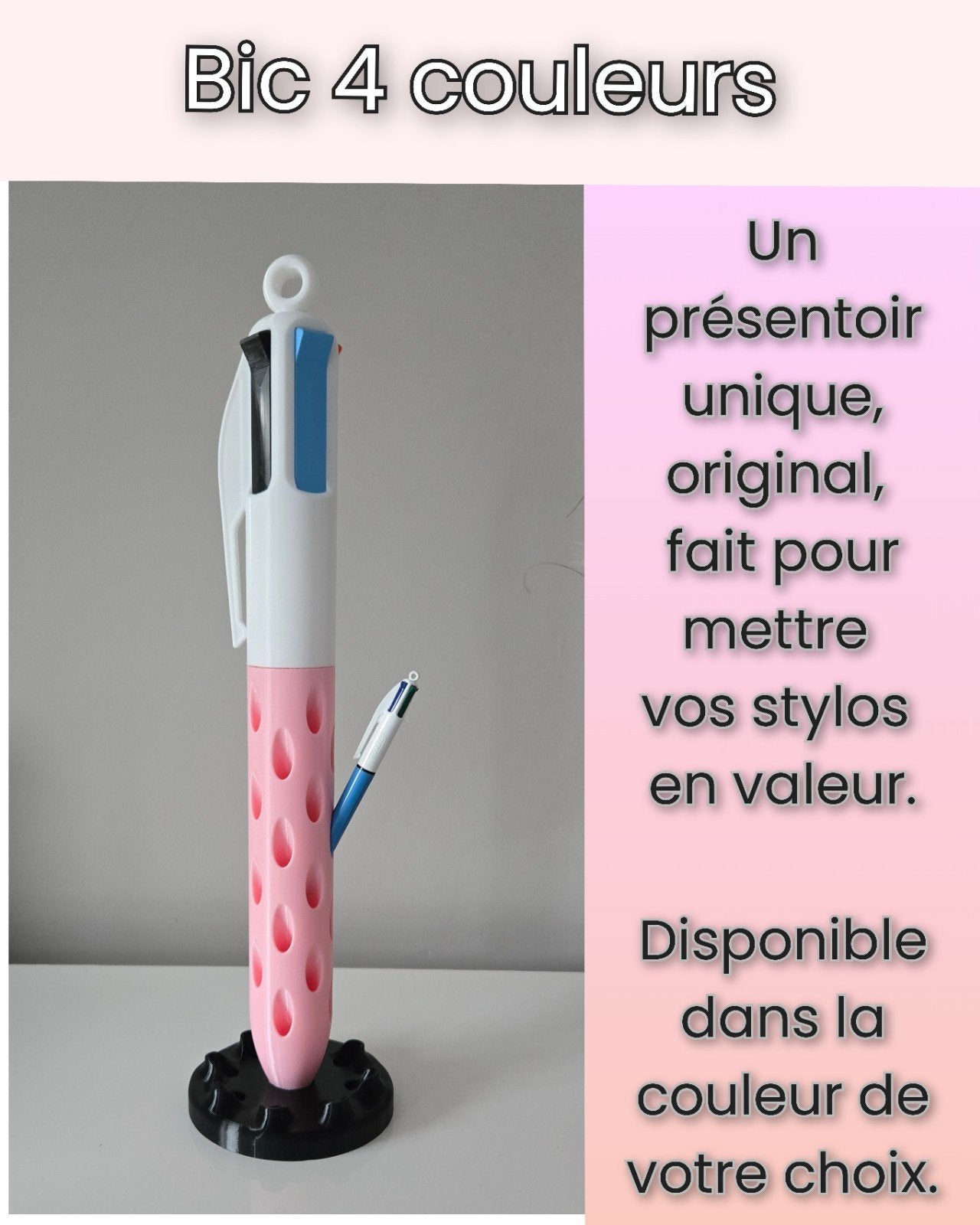 Présentoir stylos personnalisé, Ophalen of Verzenden