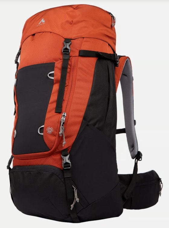 Trekkersrugzak ( Mckinley Make II CT 55+10 Vario ), Sport en Fitness, Ophalen of Verzenden, Zo goed als nieuw, Rugzak