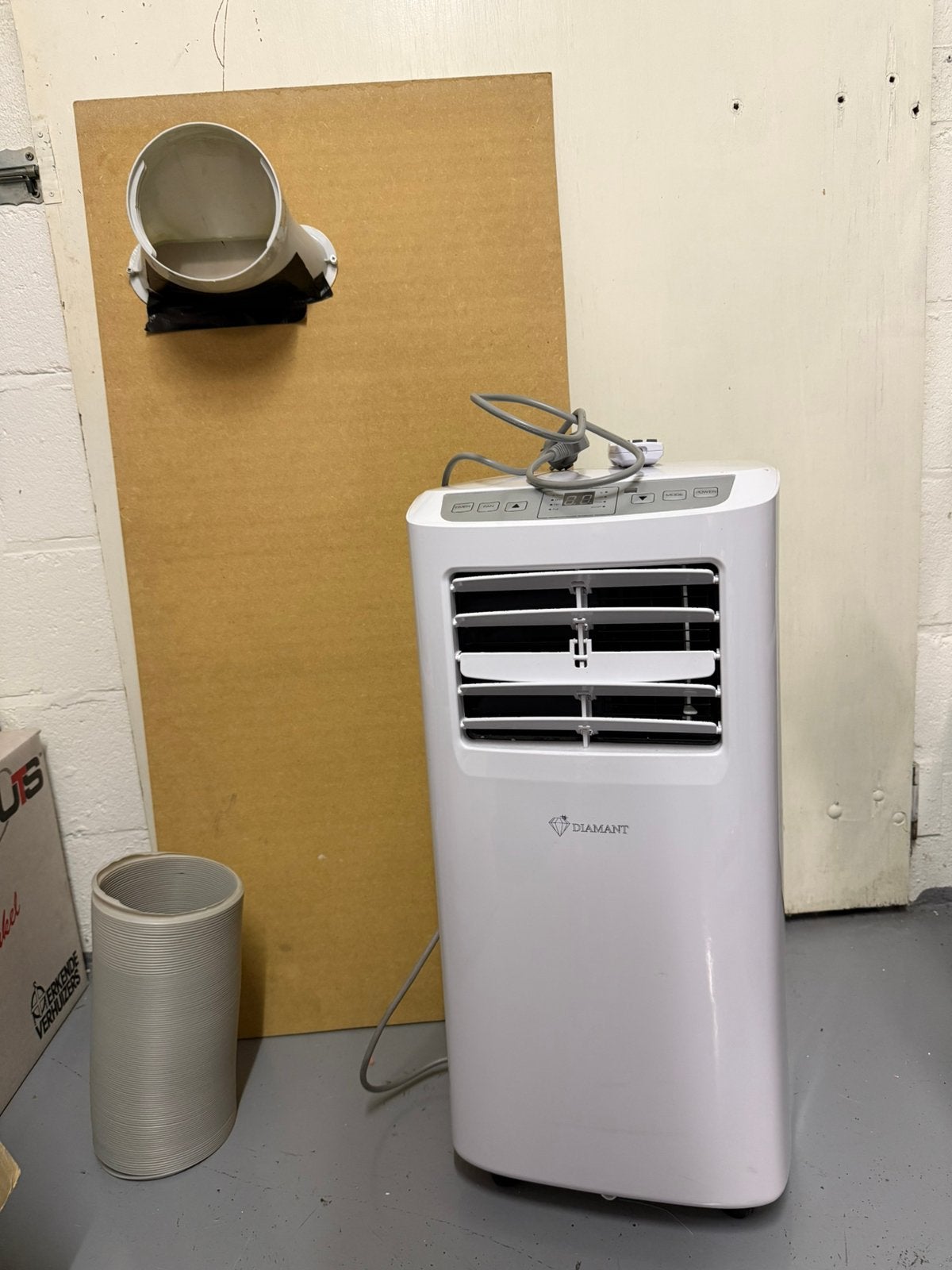 Mobiele airco 5000BTU, Ophalen of Verzenden, Zo goed als nieuw, Mobiele airco, Afstandsbediening