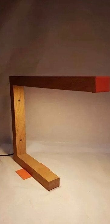 Ethnicraft Universo Positivo PI designlamp – eik/oranje, Ophalen