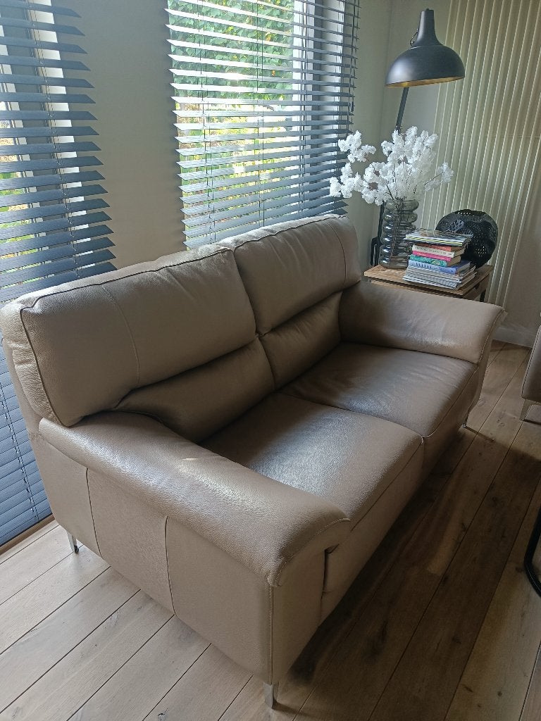 2 en 2.5 zit in imitatie-leer, Maison & Meubles, Synthétique, 100 à 125 cm, Banc droit, Enlèvement