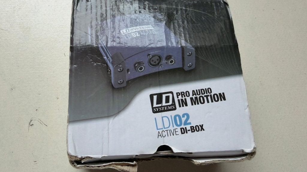 LD SYSTEMS | LD 02 ACTIVE DI-BOX - Boîte de Direct active, Muziek en Instrumenten, Ophalen, Gebruikt