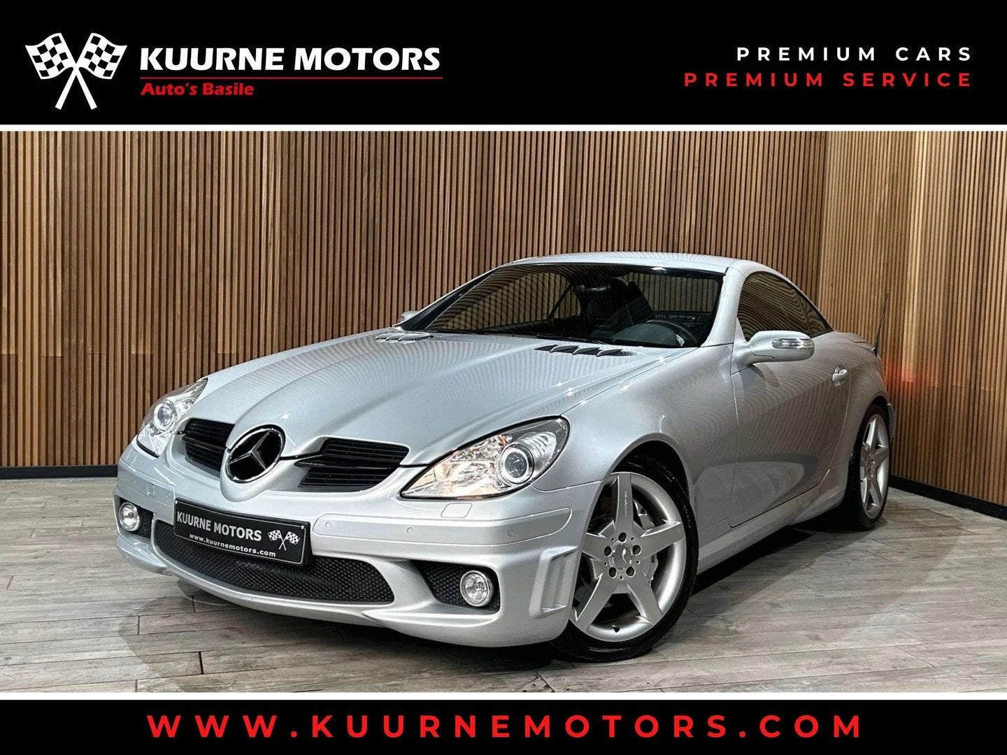 Mercedes-Benz SLK SLK55 AMG Alu18"/Leder/Xenon/Cam *Zeer Zel, Auto's, Automaat, Gebruikt, Cabriolet, Bedrijf