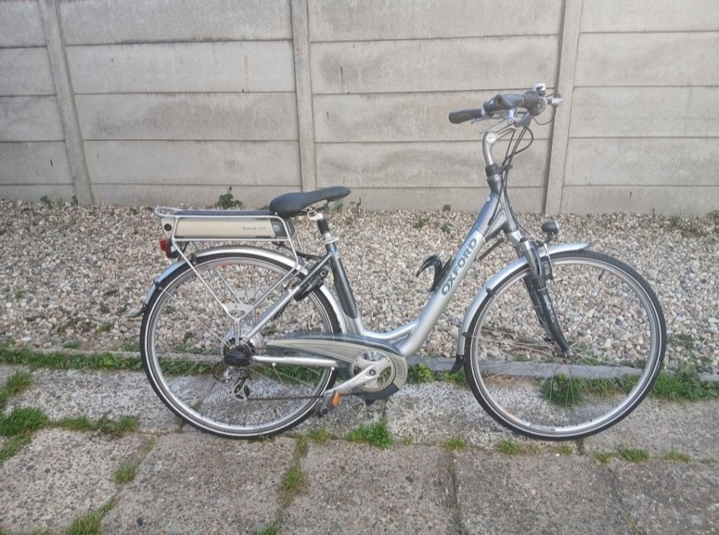 Elektrische damesfiets oxford, Ophalen, Gebruikt, 50 km per accu of meer, Overige merken