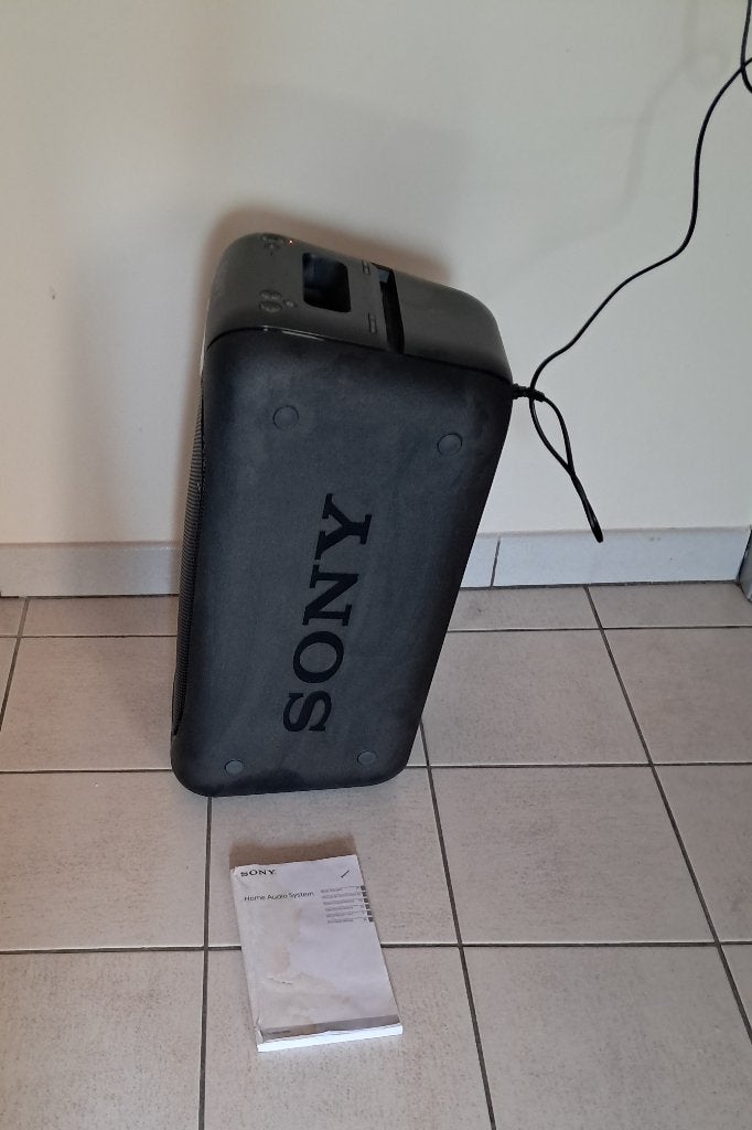 Sony GTKXB 60B haute puissance - Comme neuf, Neuf, Moins de 60 watts, Enceinte de fête, Enlèvement