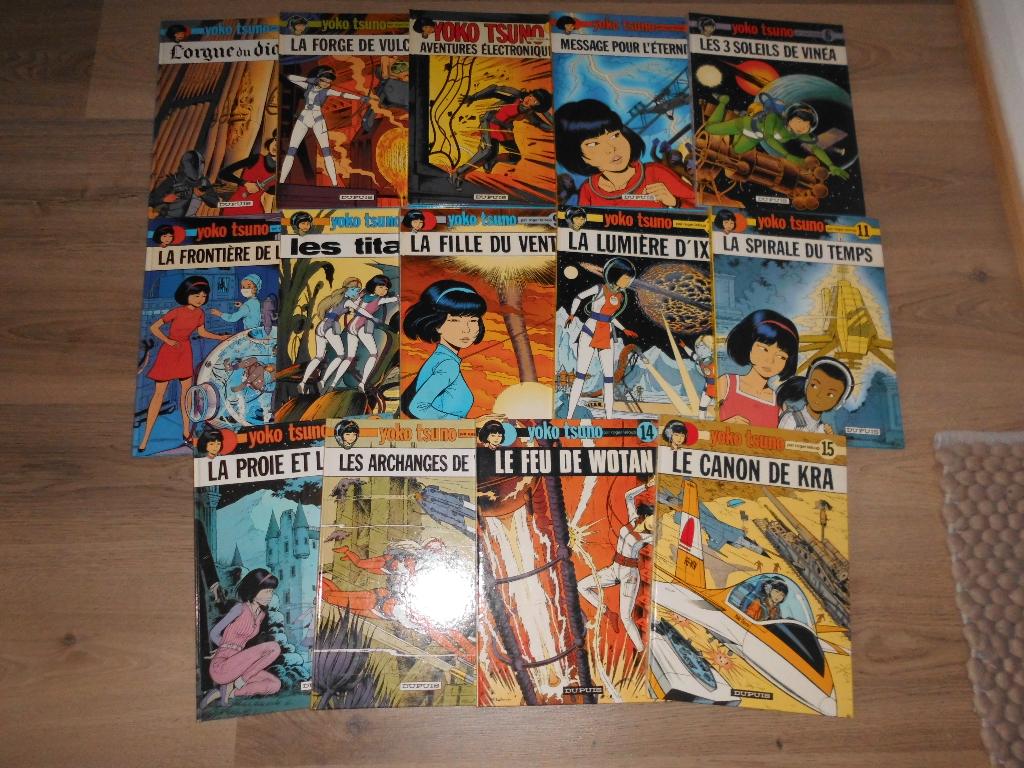lot 14 bd YOKO TSUNO tome 2 à 15 de roger leloup, Livres, Enlèvement ou Envoi