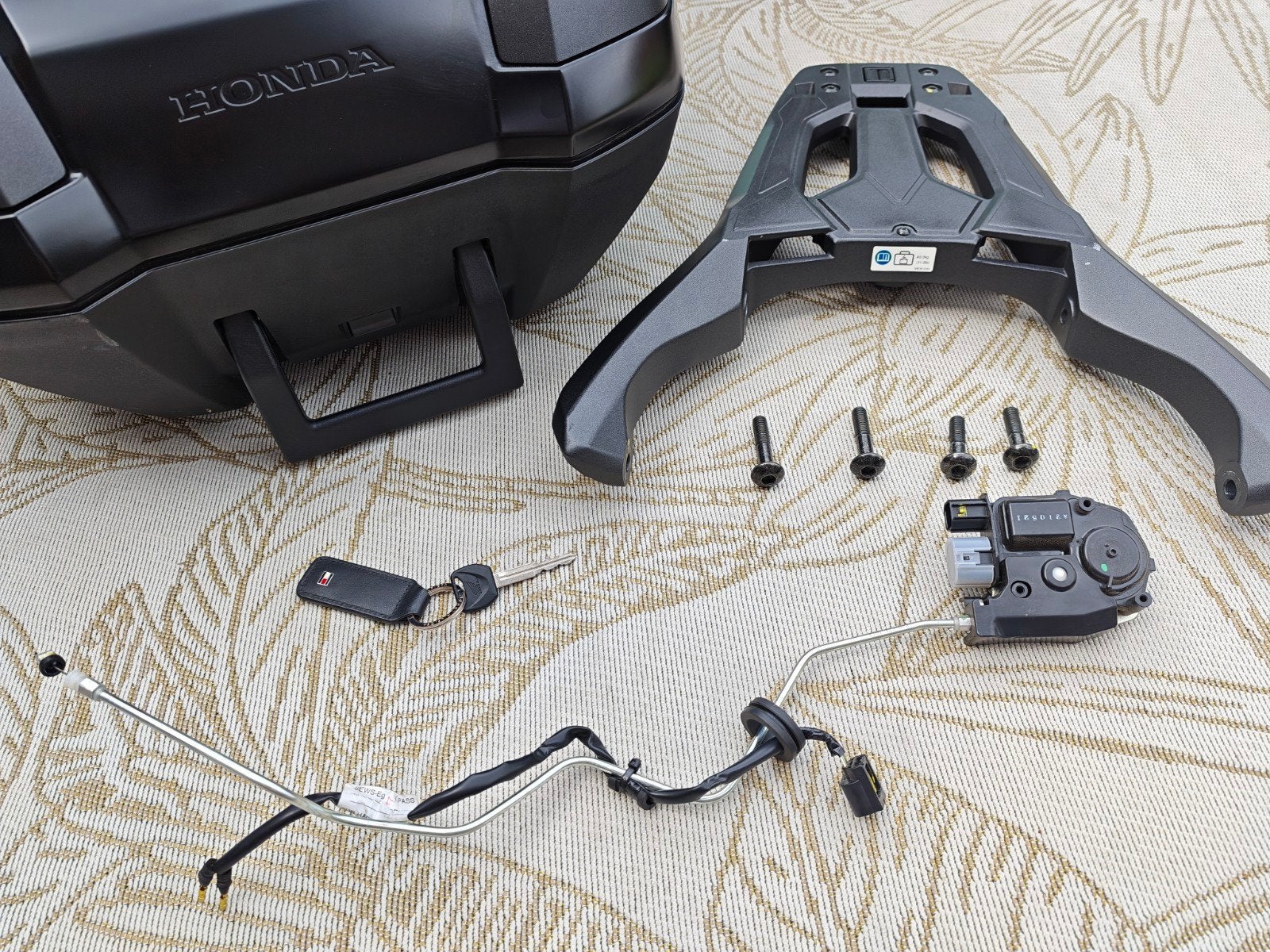 Top case complet Honda Forza TOP BOX, Enlèvement, Comme neuf