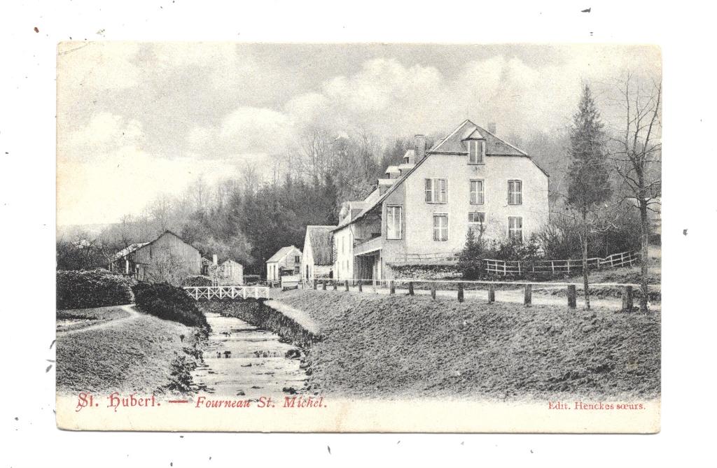 St Hubert NA29: Fourneau St Michel 1912, Enlèvement ou Envoi, Avant 1920, Affranchie, Luxembourg