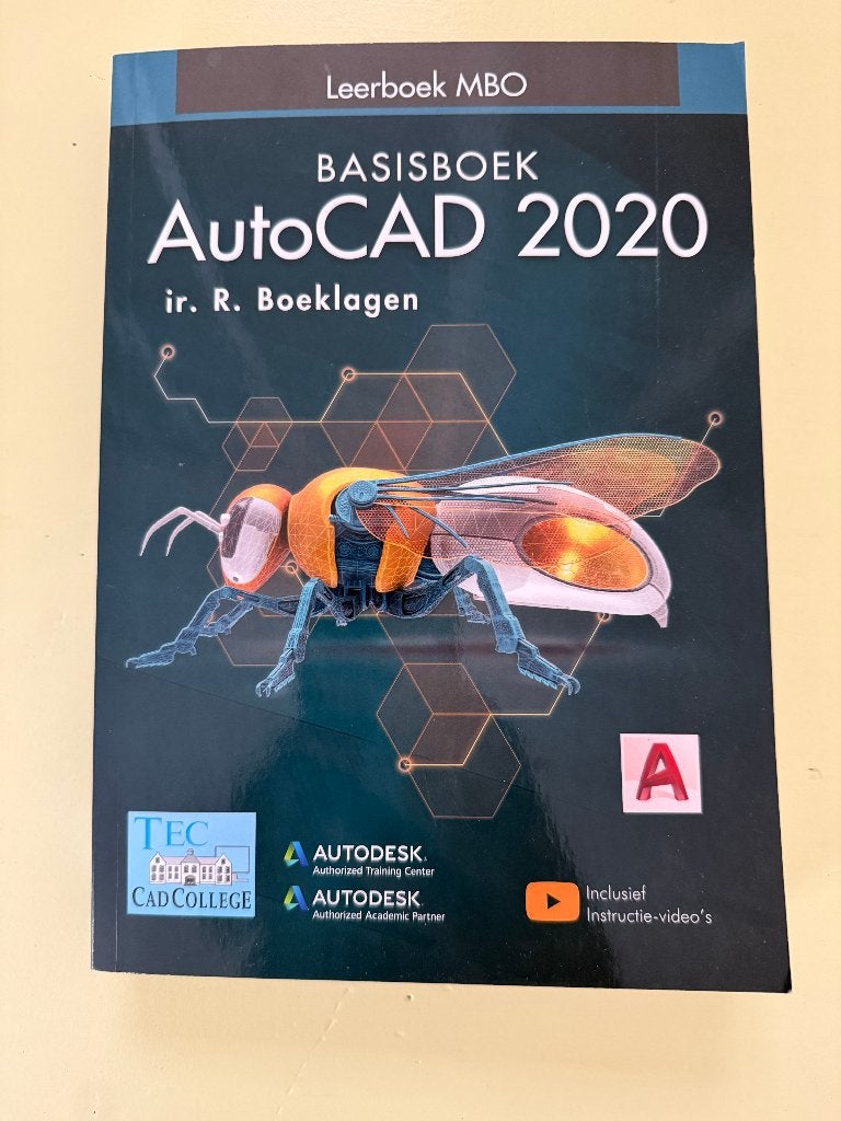 Autocad 2020 Basisboek, Enlèvement ou Envoi, Neuf, Ne s'applique pas, TEC Cad college