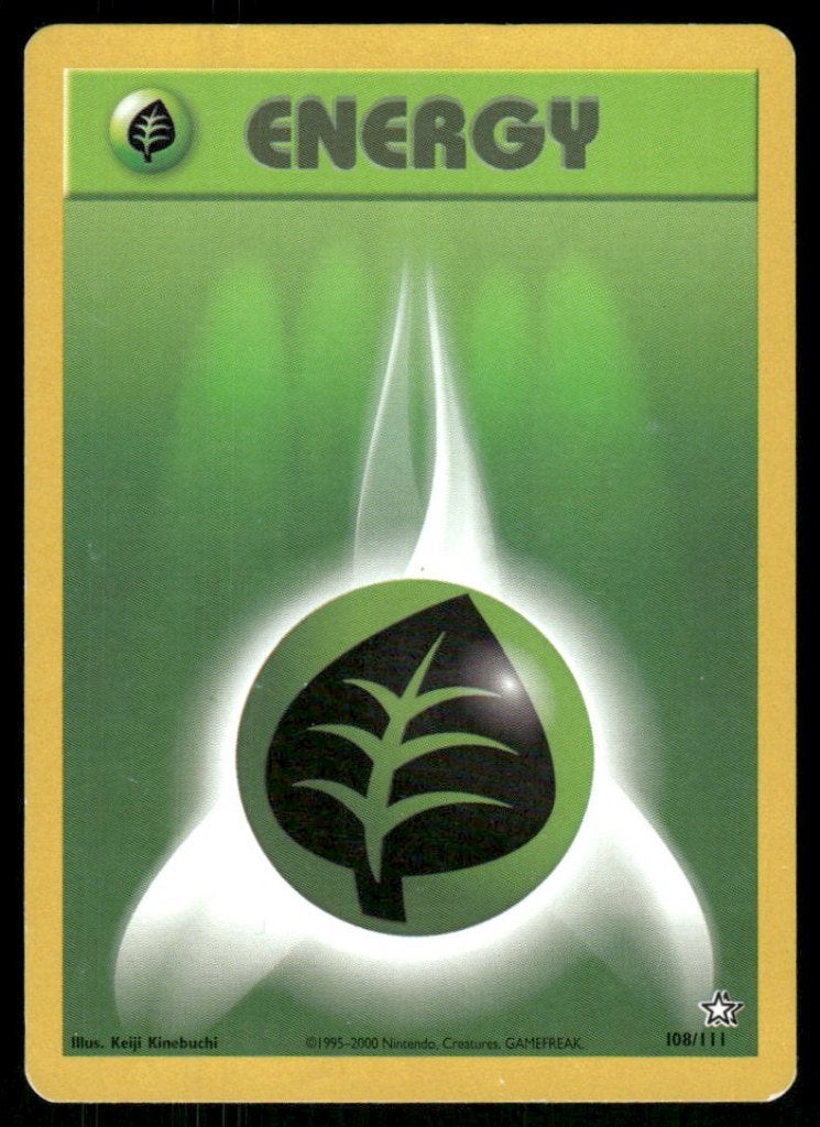 Grass Energy 108/111 - Neo Genesis (NM), Envoi, Utilisé