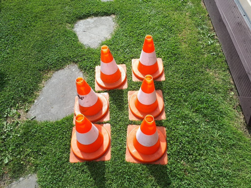 vend 6 cones pour protection, Enlèvement, Utilisé