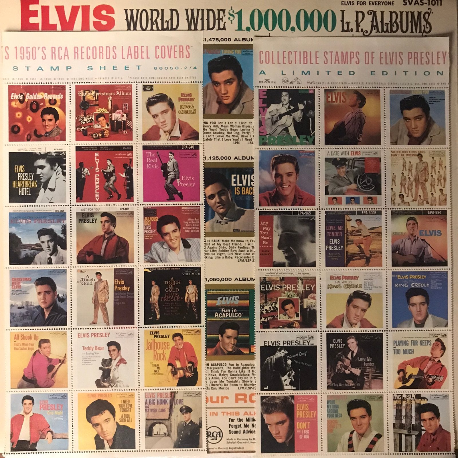 Postzegels Elvis Presley 42 st., CD & DVD, Vinyles | Classique, Enlèvement ou Envoi, Comme neuf