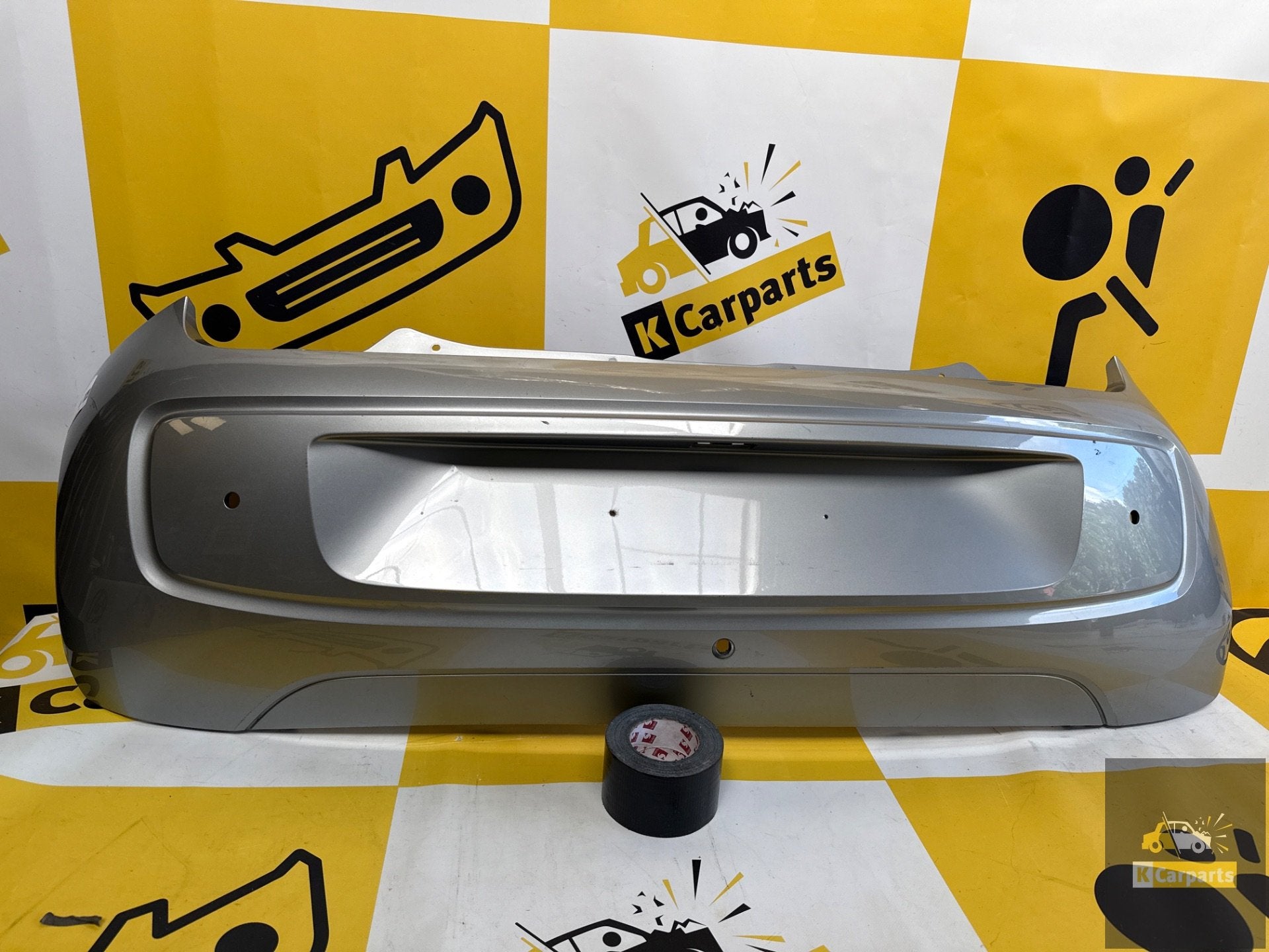 Volkswagen Up Up! achterbumper 3xPDC 2011- 2017 1S6807421, Auto-onderdelen, Info@fabrikant.eu, Achter, Bumper, Fabrikant BV