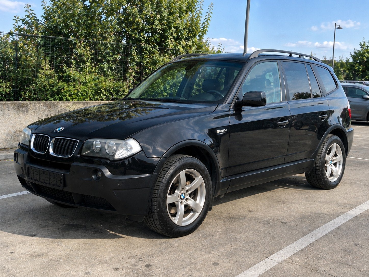 2006 BMW X3, Auto's, Stof, Zwart, Zwart, Bedrijf