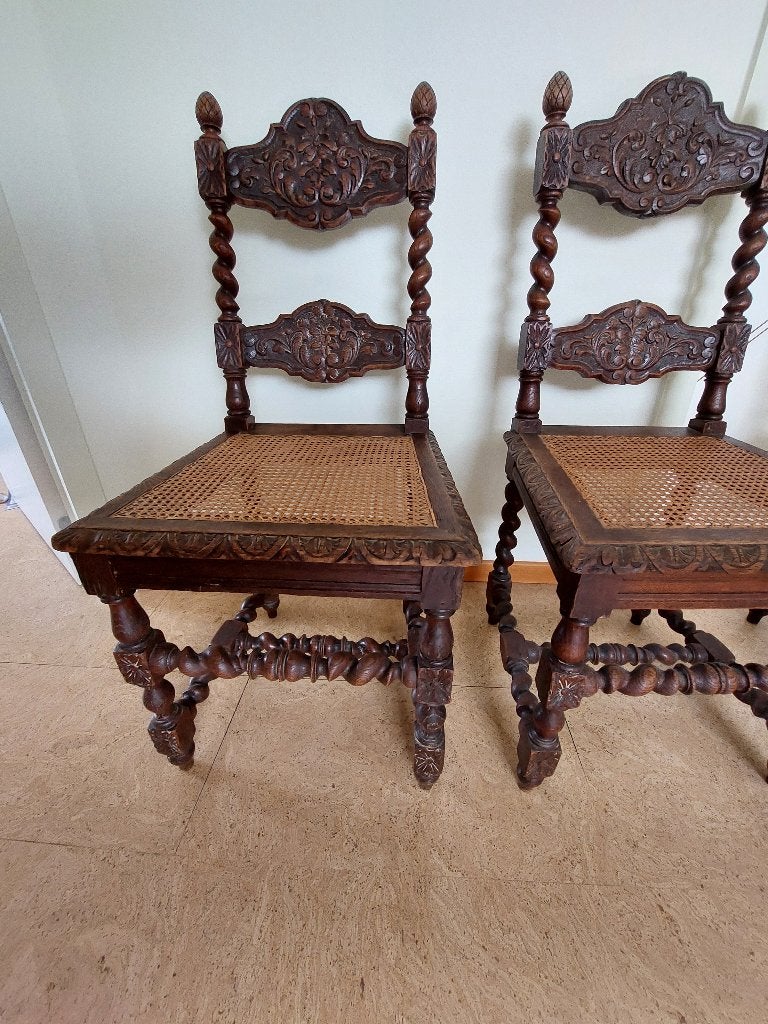2 mechelse stoelen, Enlèvement