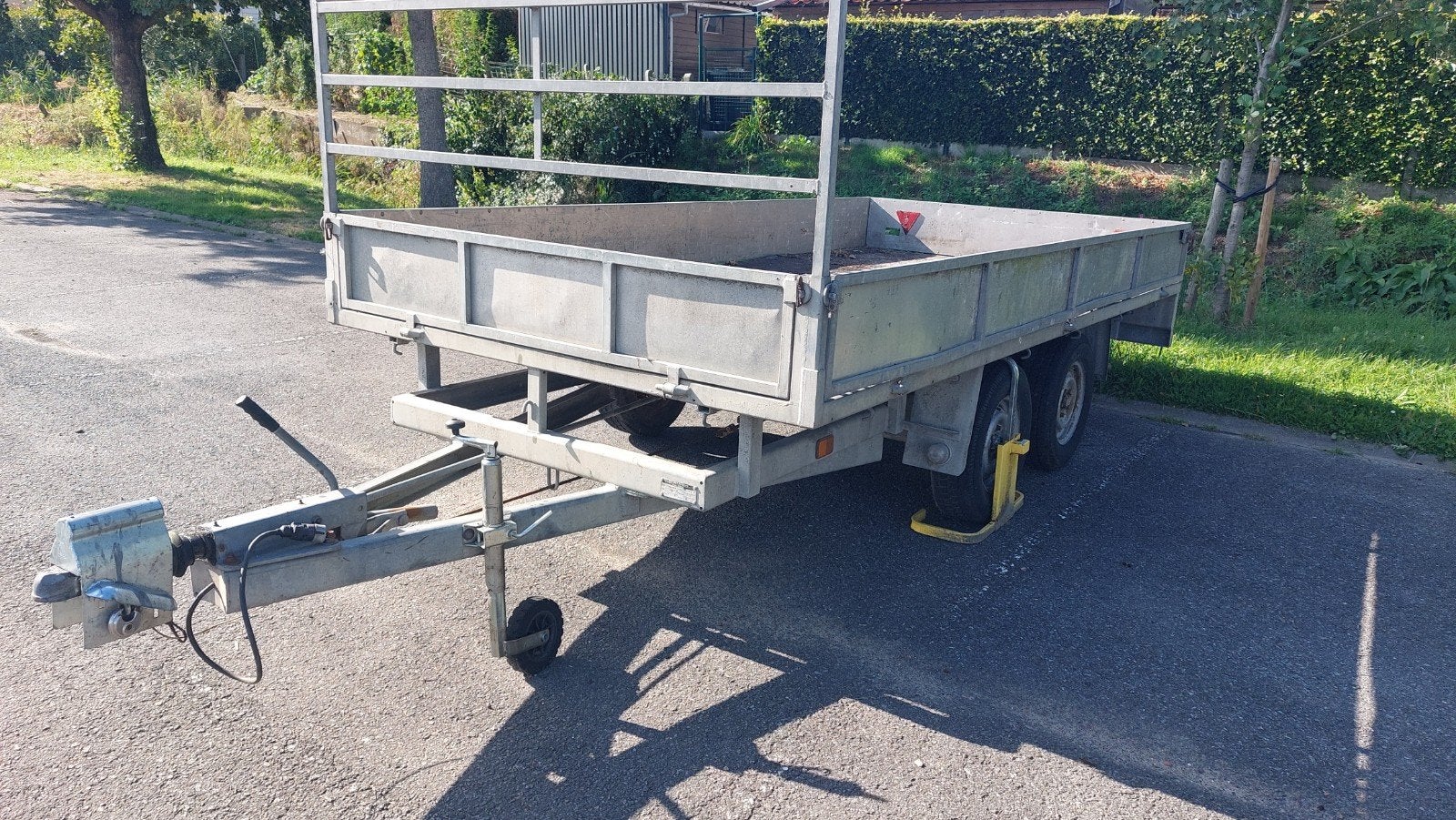 geremde aanhangwagen bak 180x380binnen  met papieren, Enlèvement