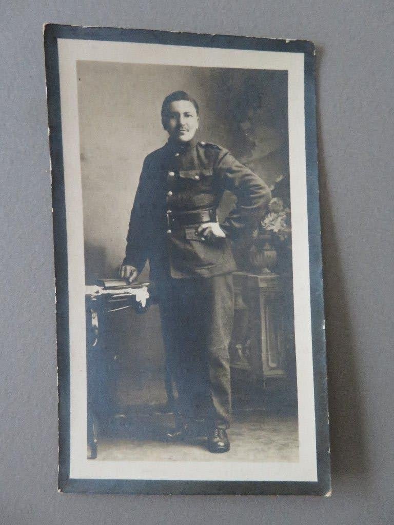 bidprentje Edmond Baudoux militair 1898-1922 Roux - Hubes, Verzamelen, Ophalen of Verzenden, Bidprentje