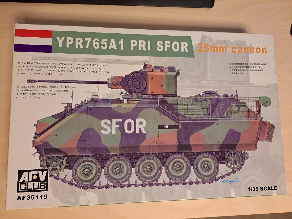 AFV Club | Nr. AF35119 | 1:35 - YPR765A1 Pri Sfor, Neuf, Autres marques, Tank, Enlèvement ou Envoi