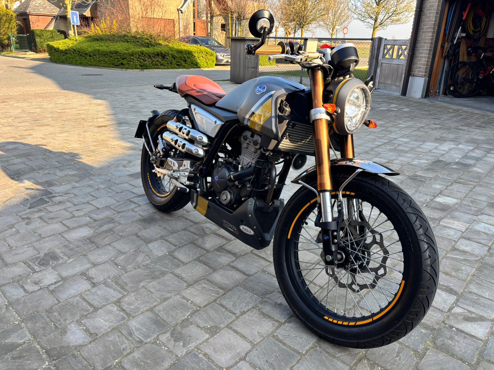 FB mondial hps café racer hipster 125cc, Motoren, Sportuitlaat, Particulier, 11 kW of minder, 124 cc