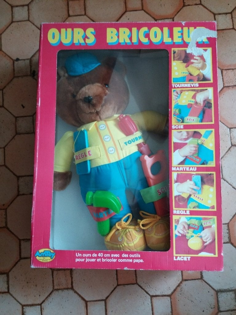 Ours peluche éducatif, Enfants & Bébés, Enlèvement, Ours, Avec boîte