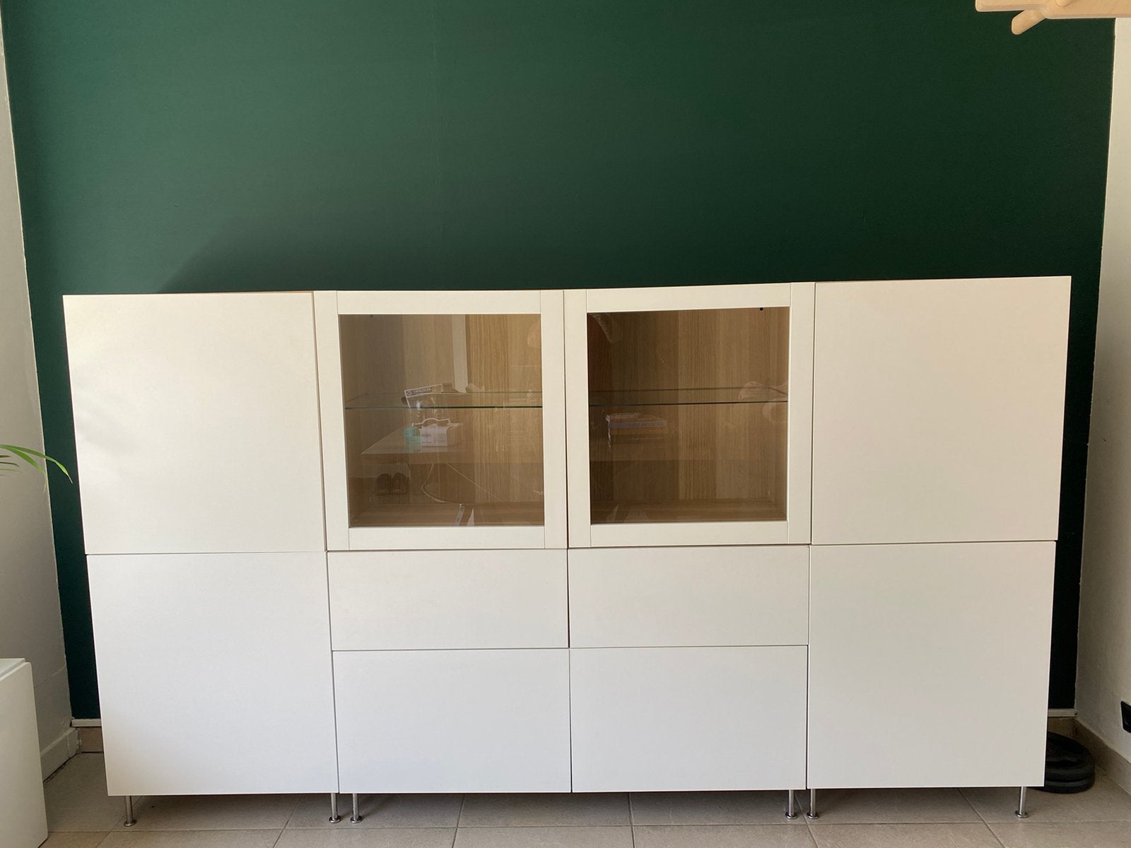 Ikea Besta dressoir/vitrinekast, 25 à 50 cm, 200 à 250 cm, Enlèvement, Utilisé