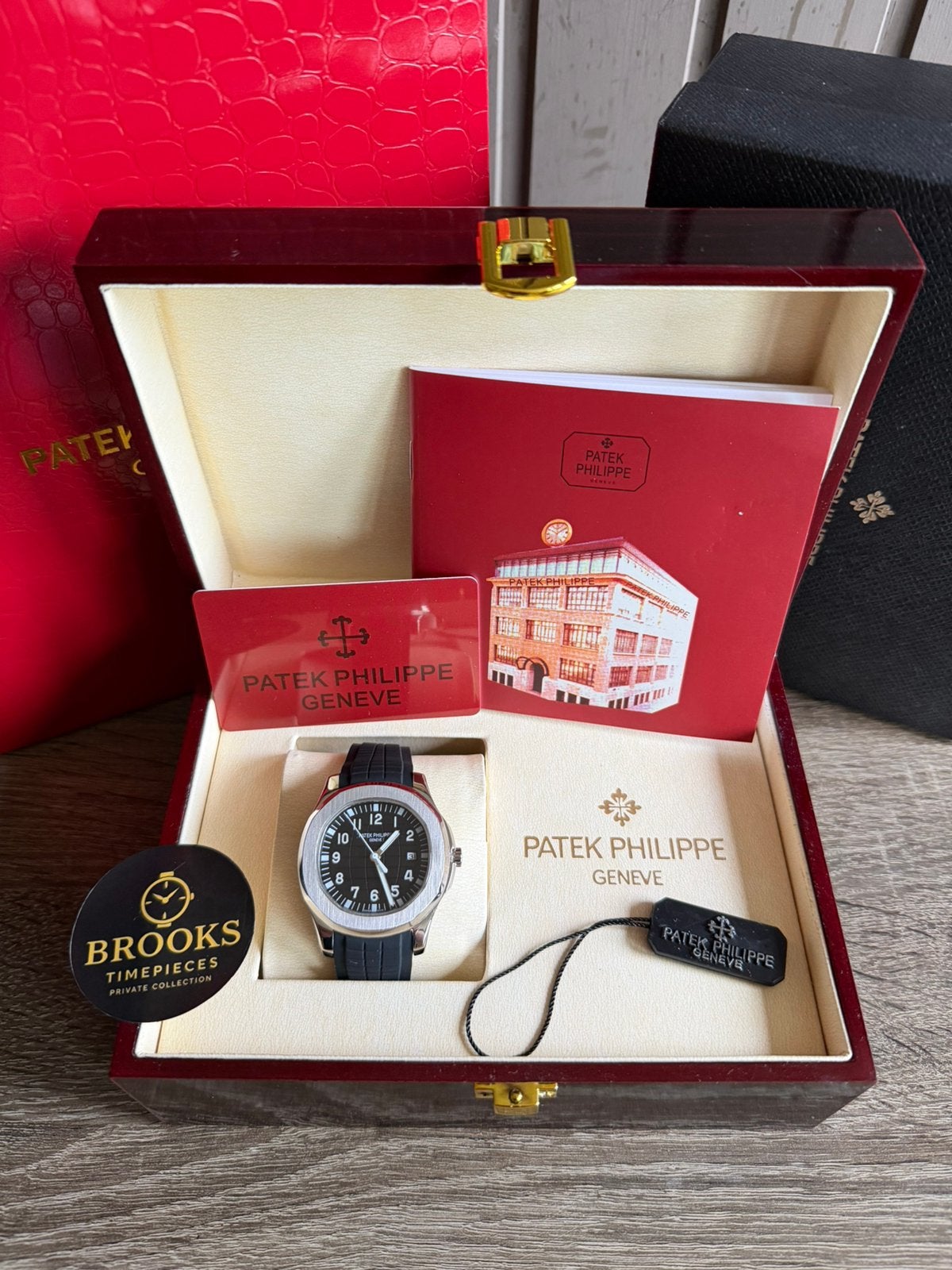 Patek Philippe Aquanaut, Overige merken, Staal, Polshorloge, Kunststof