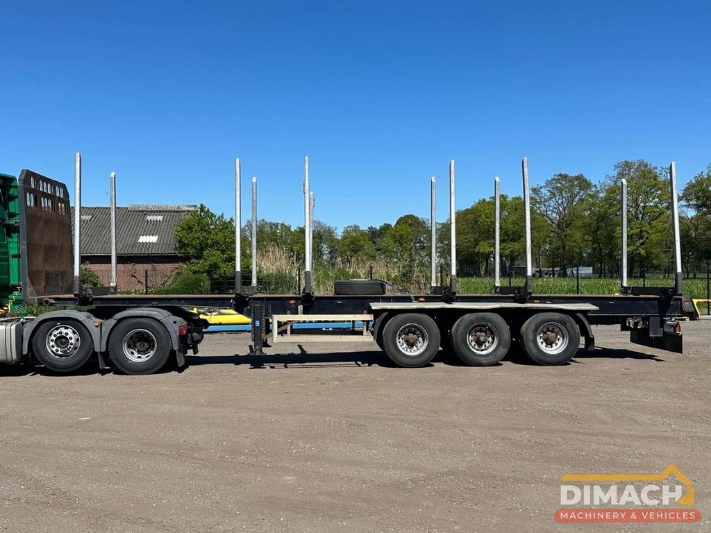Doll Houtoplegger 3 asser - luchtvering - BPW assen - houtro, Autos, Camions, Entreprise, Achat, Remorques et Semi-remorques