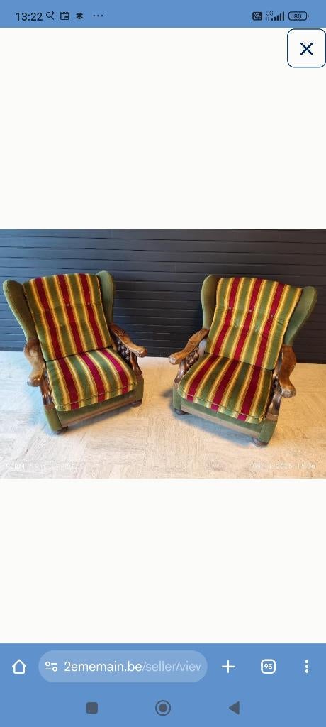 Fauteuil de lecture sur roulettes 20 EUR., Ancien, 100 à 125 cm, Enlèvement, Utilisé