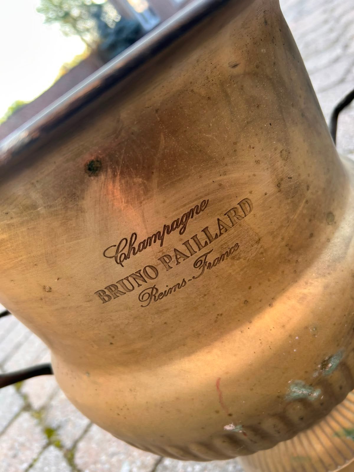 Vintage-champagnerkuhler met de naam Marke Bruno Paillard, Ophalen