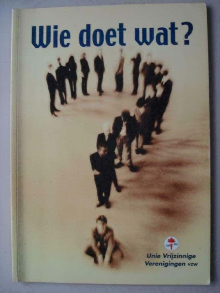 8. Wie doet wat? Unie Vrijzinnige Verenigingen vzw 02/2002, Livres, Ésotérisme & Spiritualité, Unie Vrijzinnige Verenigingen vzw