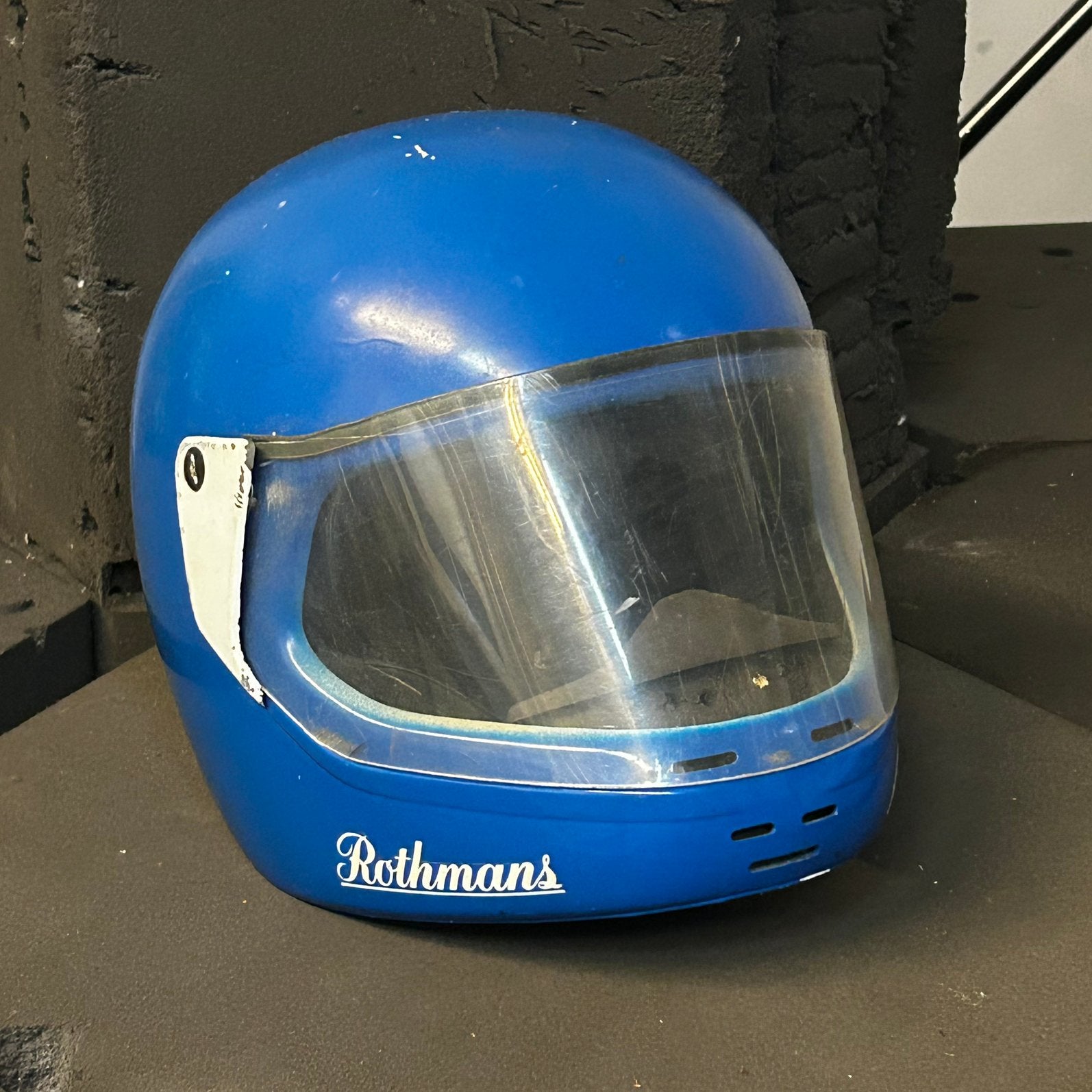 Rothmans (Honda) vintage helm, Enlèvement, Utilisé, Motos