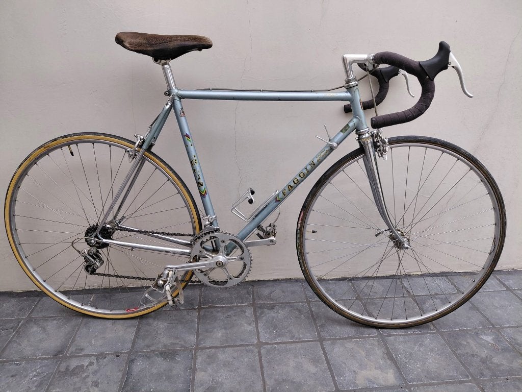 Koersfiets Faggin, Autres marques, 10 à 15 vitesses, Frein sur jante, Acier