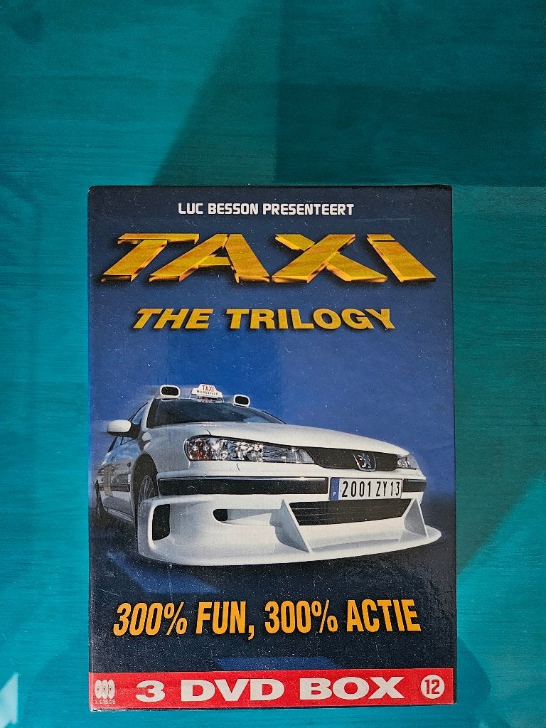 dvd Boxset Taxi Trilogy, Cd's en Dvd's, Dvd's | Komedie, Vanaf 12 jaar, Ophalen of Verzenden, Zo goed als nieuw, Actiekomedie