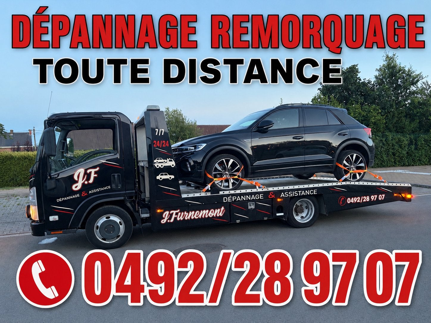 Dépannage remorquage, Ophalen
