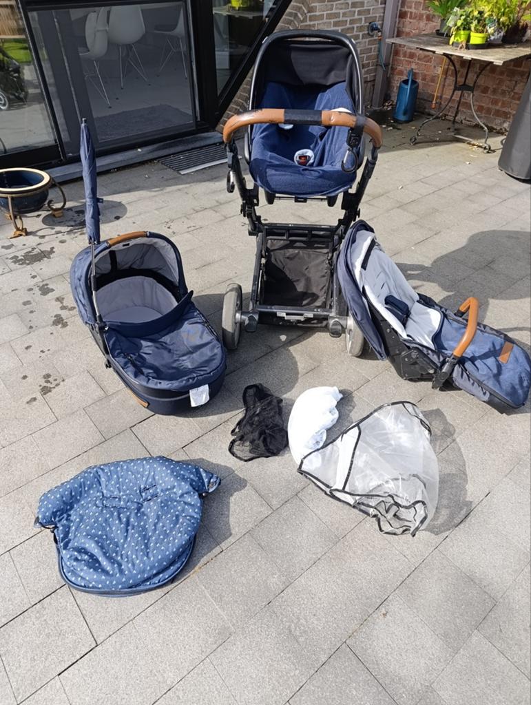 Volledige mutsy koetsset, Ophalen