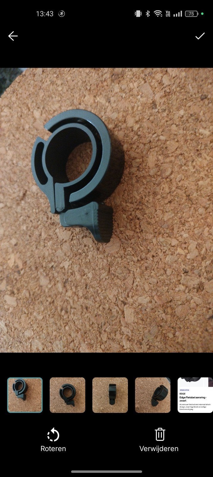 luide fietsbel nieuw! 22mm EDGE, Fietsen en Brommers, Fietsaccessoires | Fietsbellen, Ophalen, Nieuw